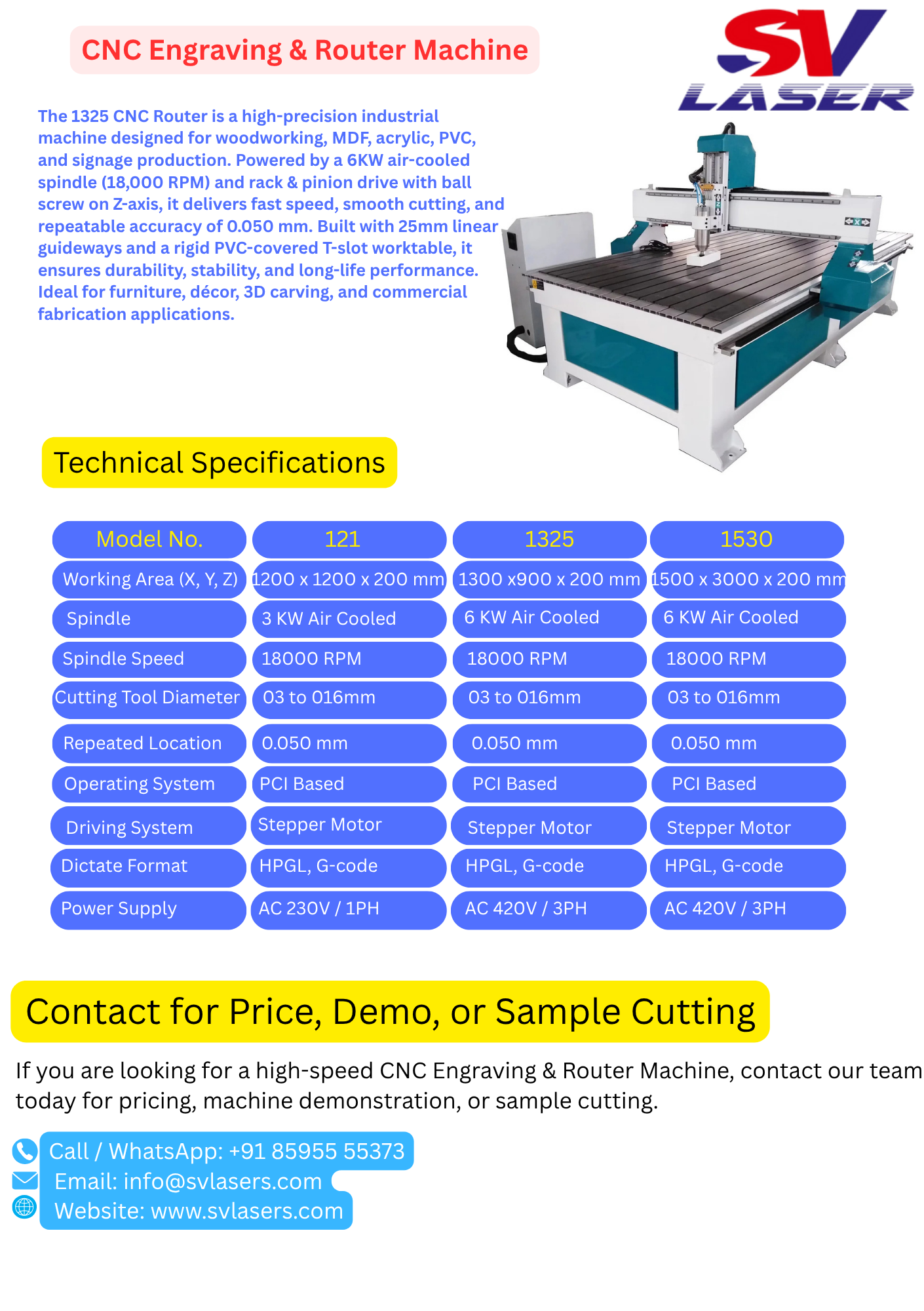 CNC Engraving & Router Machine