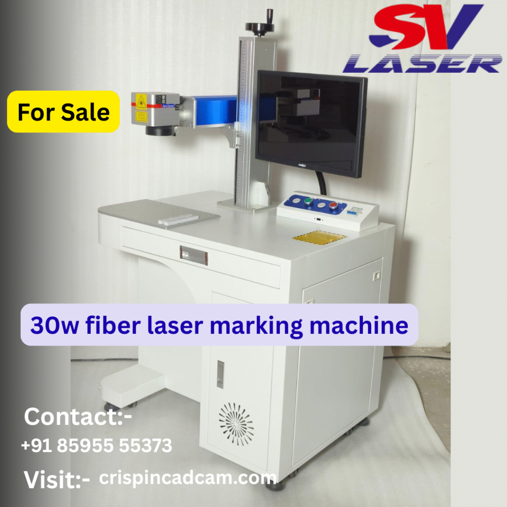 30W fiber laser marking machine industrial metal engraving machine for sale in India