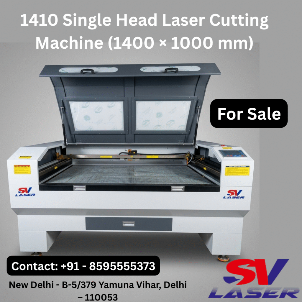 1410 Single Head Laser Cutting Machine 1400x1000 mm industrial laser cutter for sale in India